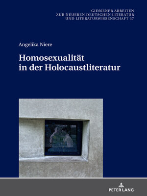 cover image of Homosexualität in der Holocaustliteratur